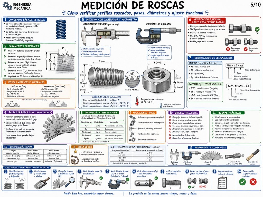 Medición de Roscas (10/10)