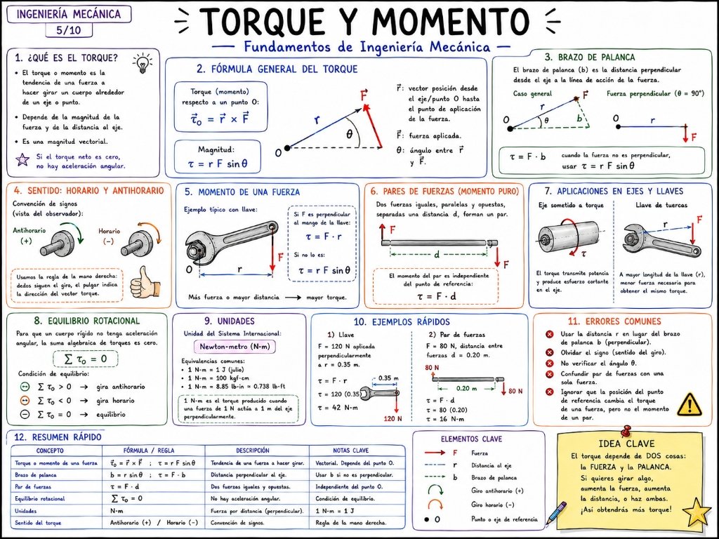 Torque y Momento (9/10)