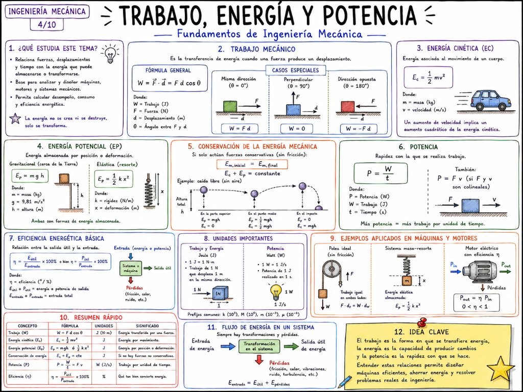 Trabajo, Energía y Potencia (7/10)