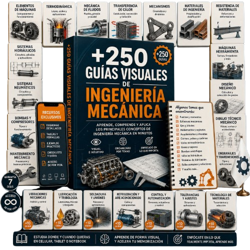 Kit +250 Guías Visuales de Ingeniería Mecánica